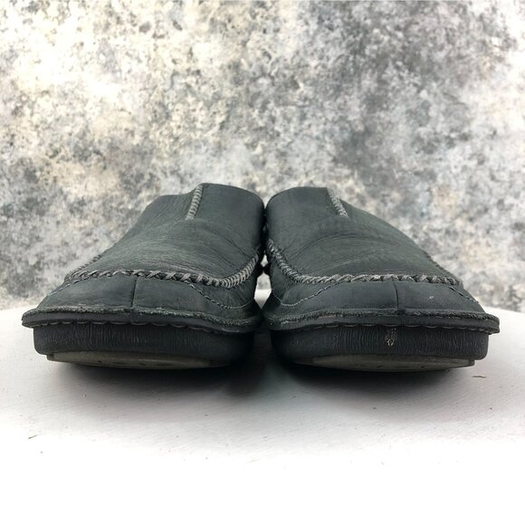 Rocky Men\'s Size 10.5M Slip On Black Leather Closed Toe Loafers Casual Shoes main image 10